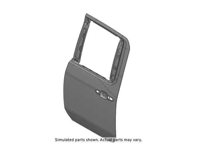 Rear Driver Side Door Outer Panel