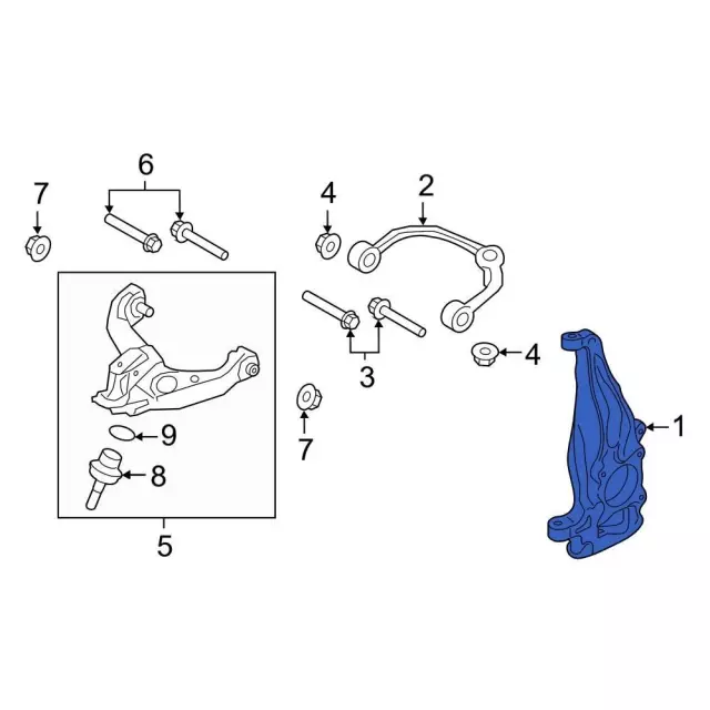 トラックパーツ GL1Z-3K186-A - Knuckle Ford Parts Direct