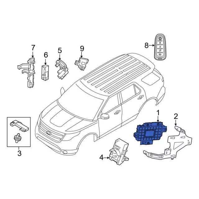 ju5z15604cn - Ford Body Control Module | Levittown Ford Parts