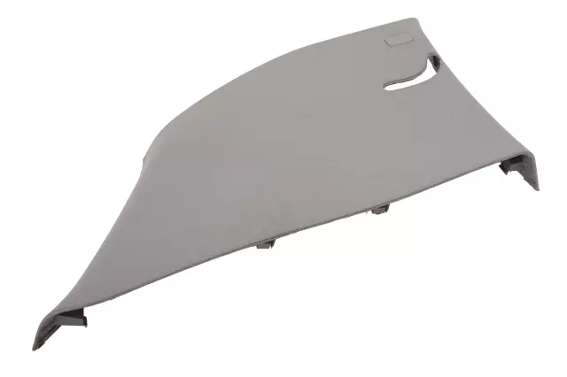 Light Ash Gray Driver Side Body Lock Pillar Upper Trim Panel