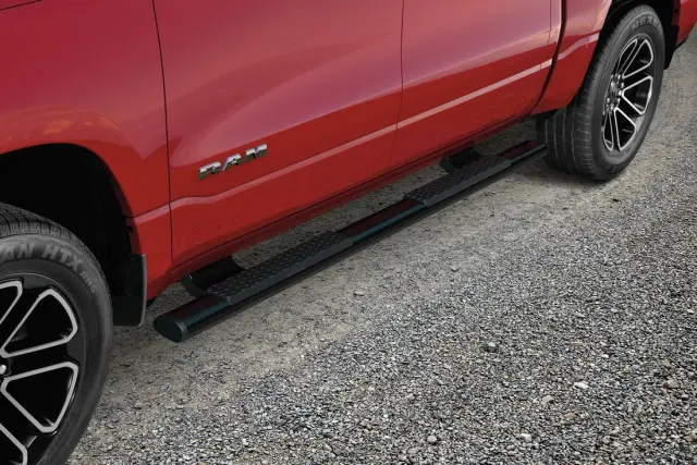 82216482AA - Black Tubular Side Steps 2022-2026 Ram 1500 | The