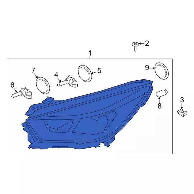LJ6Z-13008-D - Composite Assembly 2020-2025 Ford Escape | Ford