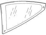 2000-2007 Ford Focus - Quarter Glass