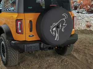 2021+ Bronco Abstract Bucking Bronco 32" Spare Tire Cover