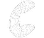 Cover Plate F Brake Disc