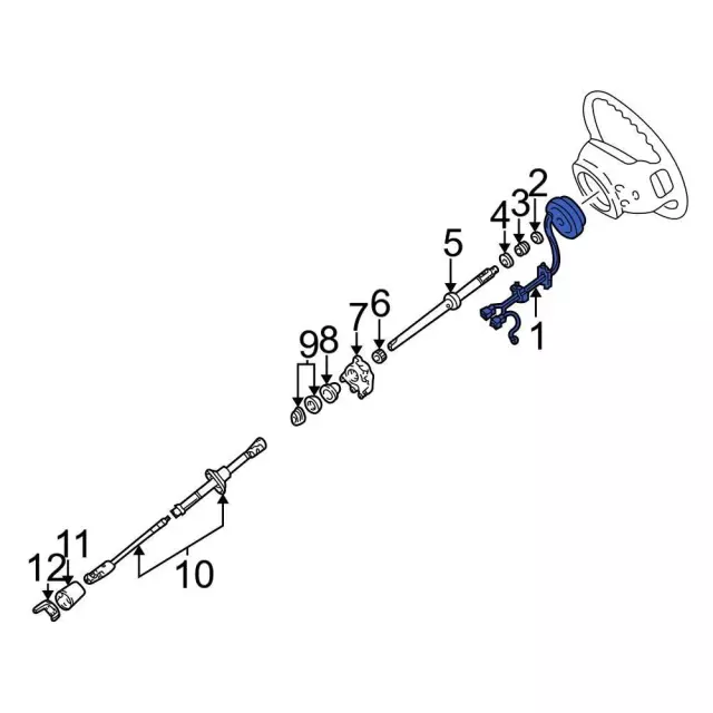 1l3z14a664aa - Ford Clock Spring | Levittown Ford Parts