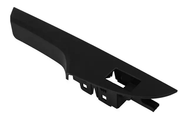 Piano Black Rear Driver Side Door Armrest Switch Bezel