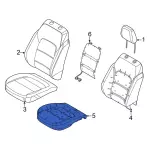 2021-2024 Ford Bronco Sport - Seat Cushion Pad
