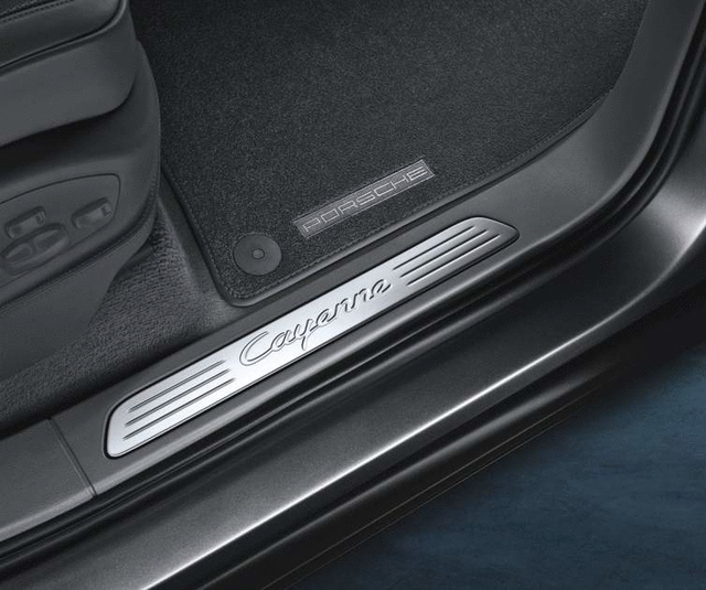 2014-2017 Porsche Cayenne - Door Entry Guards In Stainless Steel