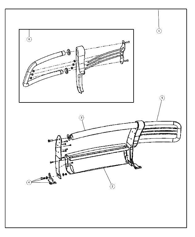 2001 Jeep Grand Cherokee Brush Guards Guard Kit, Brush 82205164 My