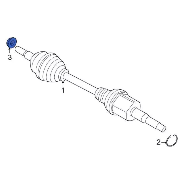 トコット純正足回り　新車外し 2012-2026 Ford Axle Nut CCPZ-3B477-G | OEM Parts Online
