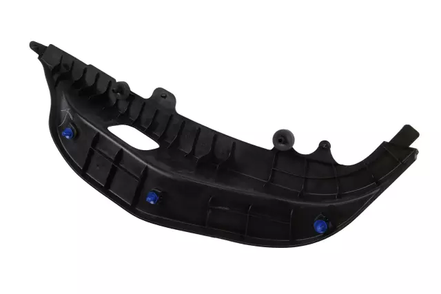 Ebony Front Passenger Side Door Rear Garnish Molding