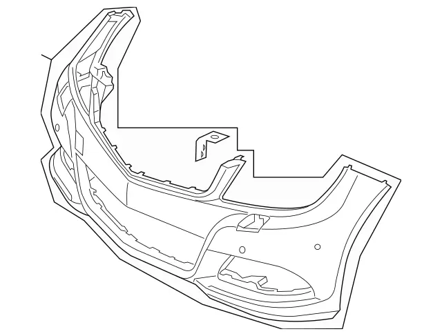 204-880-78-47-64-9999 - Exchange Trim Bumper Mercedes-Benz