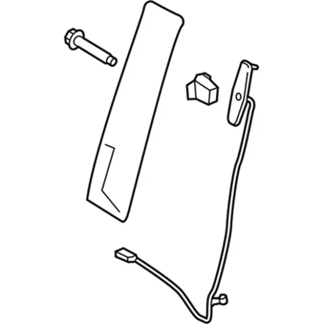 FL3Z-1520555-SG - Molding Door Outside | Ford Parts Direct