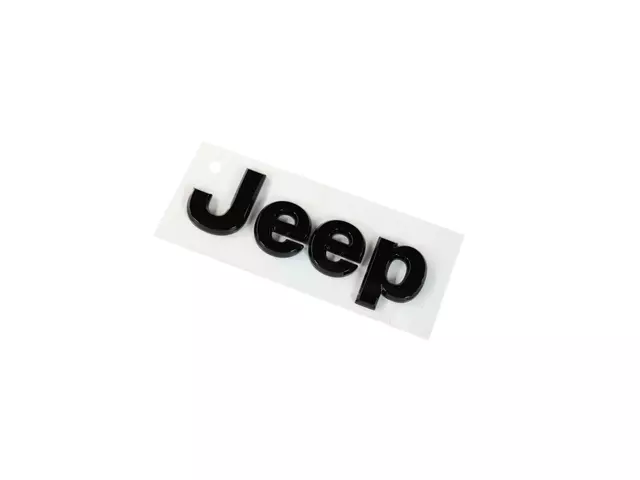 OEM NEW 18-20 Mopar Jeep Compass 4 Cyl 2.4L Hood Nameplate Dark Gray 68373068AA