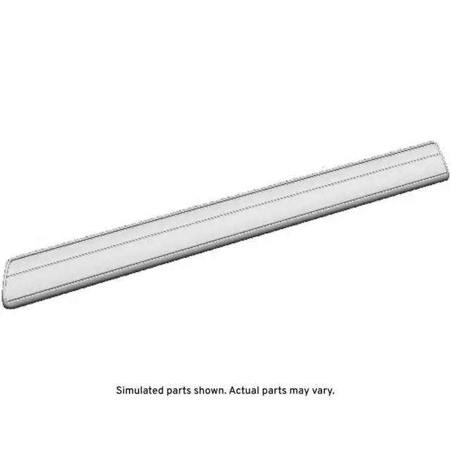 Black Front Passenger Side Door Lower Molding