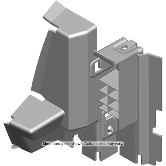 Driver Side Upper Radiator Air Baffle