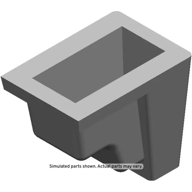 Black Front Floor Console Armrest Bumper