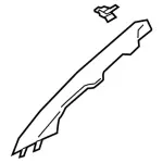 2019-2023 Ford Ranger - Windshield Pillar Trim