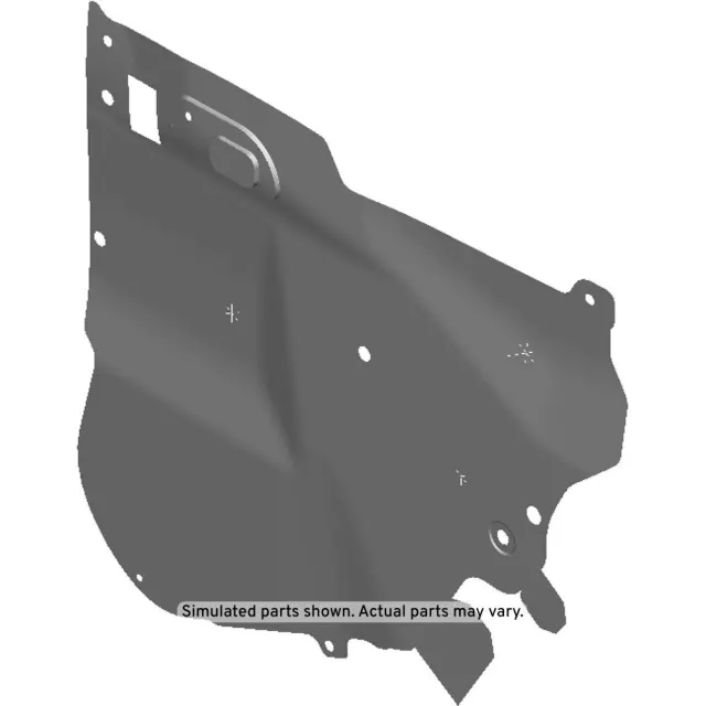 Driver Side Rear Door Water Deflector