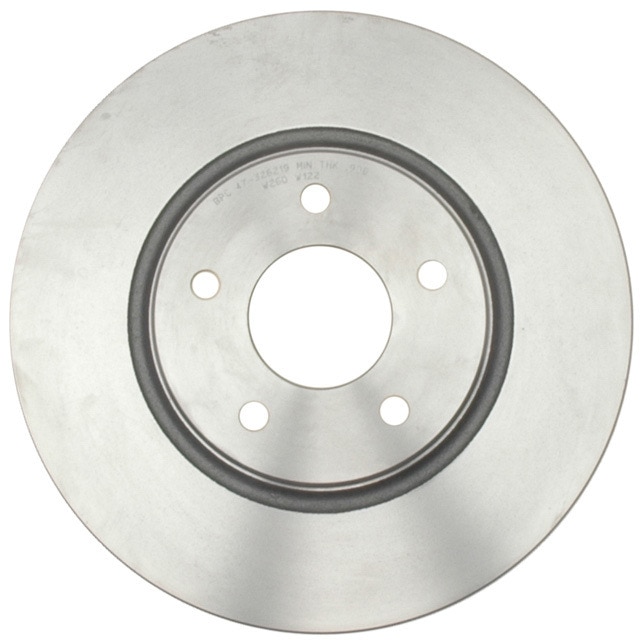 ACDelco Silver 18A1659A Front Disc Brake Rotor - Non-Coated, Premium Fit For GM & Other Vehicles - Reliable Aftermarket Replacement