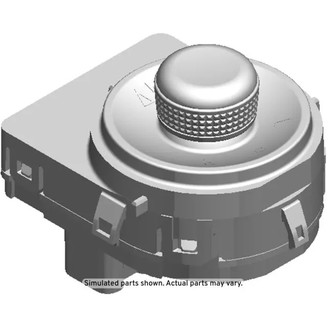 Jet Black Door Mirror Remote Control Switch