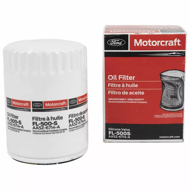 AA5Z6714A - Engine: Oil Filter for Ford: Edge, Escape, Expedition, Explorer, F-150, Flex, Fusion, Mustang, Police Interceptor Sedan, Police Interceptor Utility, Taurus, Taurus X, Transit-150, Transit-250, Transit-350, Transit-350 HD | Lincoln: Continental, MKS, MKT, MKX, MKZ, Navigator | Mercury: Mariner, Milan, Sable Image