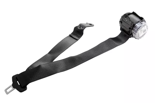 Jet Black Rear Seat Center Retractor Side Belt