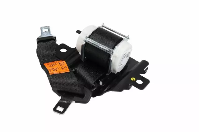 Black 3rd Row Center Seat Belt with Retractor