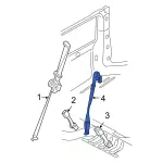 2007-2017 Ford - Center Seat Belt