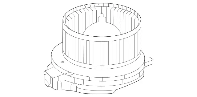 Blower Motor - For Mercedes W166 - 12V New Design - View #6