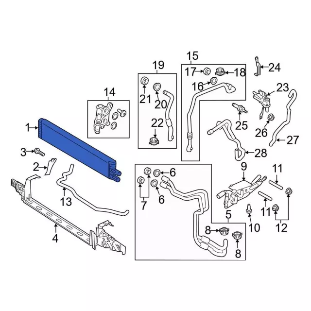 diagram、ブルゾン jx6z7869b - Ford Automatic Transmission Oil Cooler | Levittown