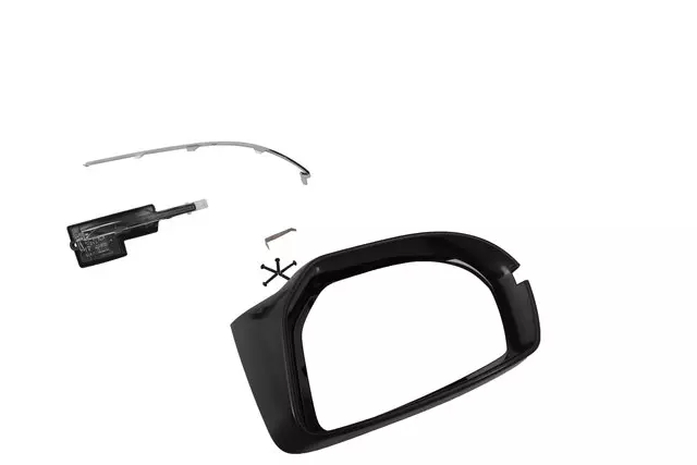 Driver Side Door Mirror Kit with Molding, Cover, Bezel, and Bolts