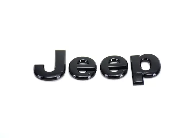 Jeep Nameplate, Black