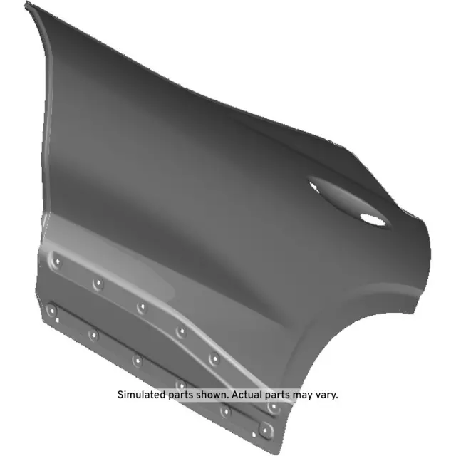 Rear Passenger Side Door Outer Panel