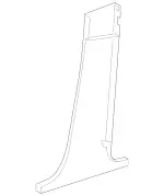 Lower Center Pillar Trim
