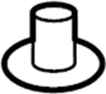 Windshield Pillar Trim Lower Clip