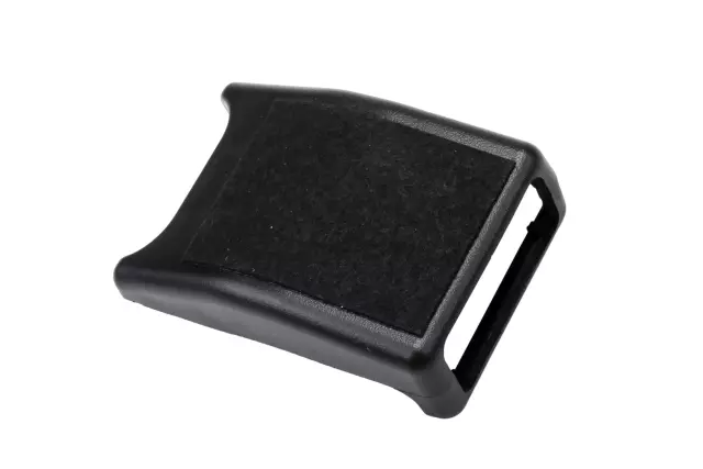 Jet Black Front Seat Belt Tensioner Cover