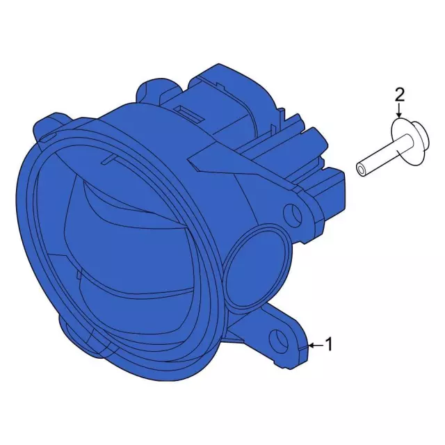 JX7Z-15201-A - Fog Lamp Assembly 2022-2025 Ford | Online Ford