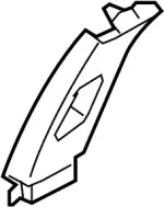 Upper Center Pillar Trim