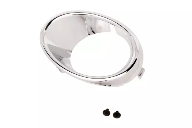 Front Driver Side Fog Lamp Bezel in Chrome