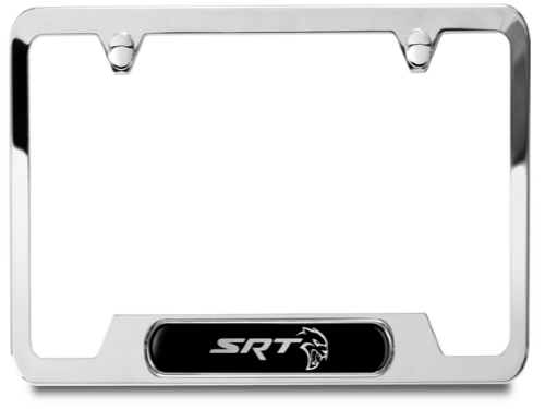Mopar 82215847 Hellcat Logo Black License Plate Frame Set Mopar 82215847 Hellcat Logo Black License Plate Frame Set
