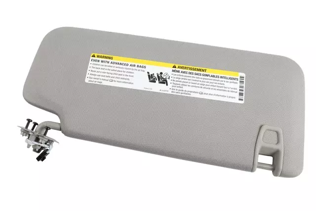 Light Titanium Driver Side Sun Visor