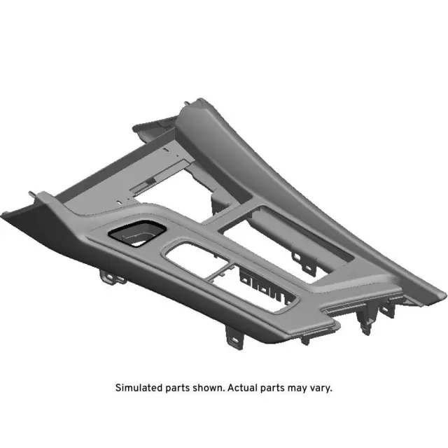 Mink Front Floor Console Trim Plate