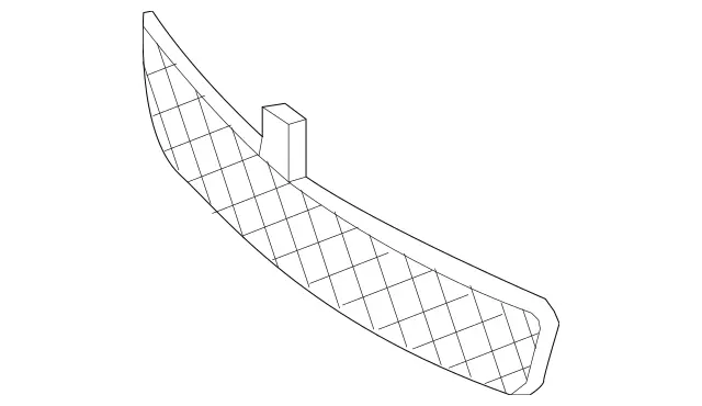 5×20 Mercedes Benz Genuine Front Radiator Grille 2128801583