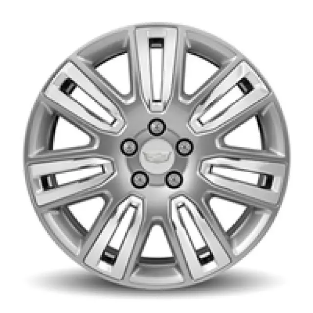 19 Wheel, Rear, 7-Spoke Sterling Silver