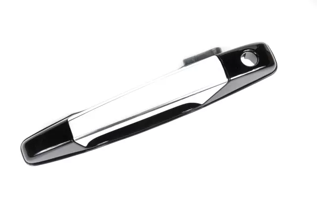 Chrome Driver Side Front Exterior Door Handle with Pin and Clip
