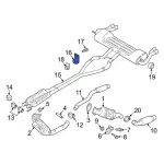2017-2019 Ford - Exhaust System Hanger Bracket