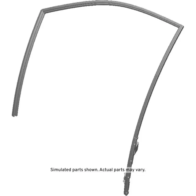 Driver Side Front Door Window Weatherstrip