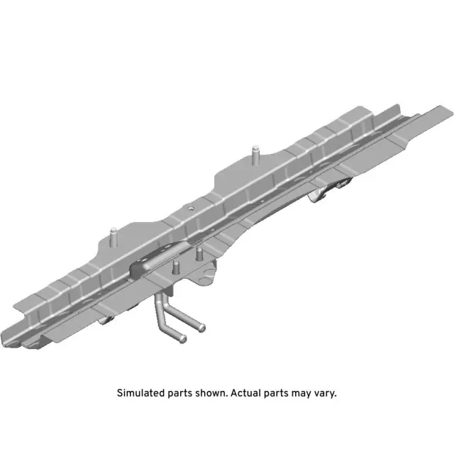 Number 5 Underbody Cross Sill with Brackets, Reinforcements, Plate, and Nuts